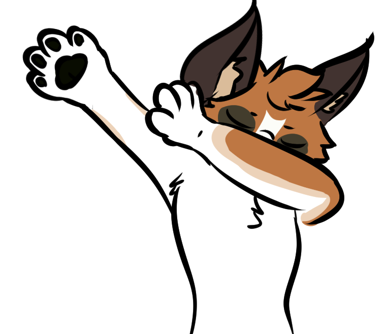 756x658 Dab Coloured Sketch By Thewolfytrinity - Dab Sketch