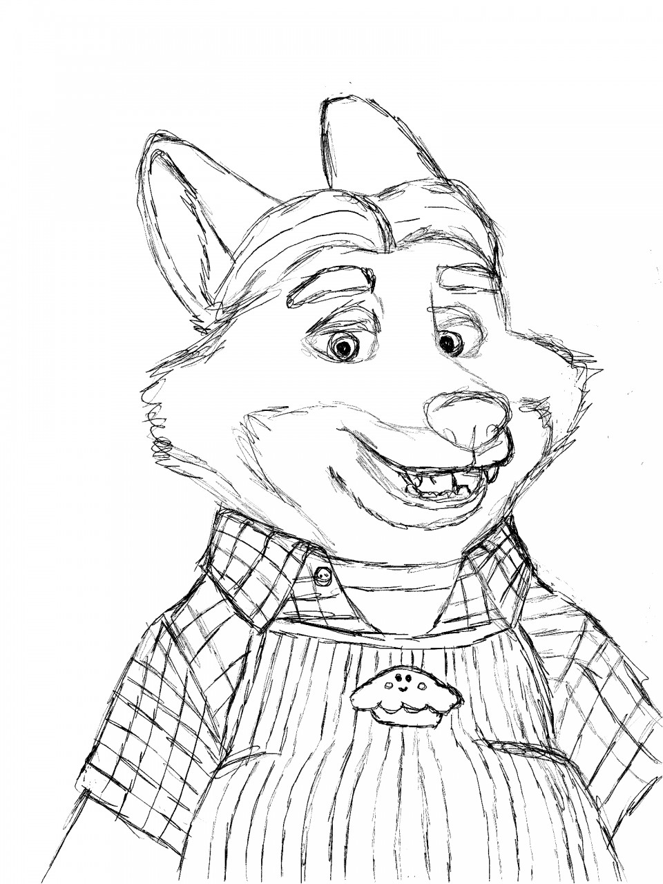 960x1280 Pie Dad Rough Sketch By Draftstallion2005 - Dad Sketch