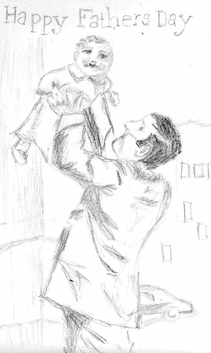 801x1337 Dad One Sketch A Day - Dad Sketch