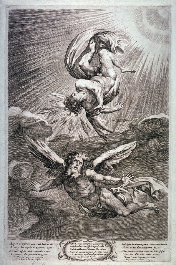 598x900 Daedalus And Icarus - Daedalus And Icarus Sketch