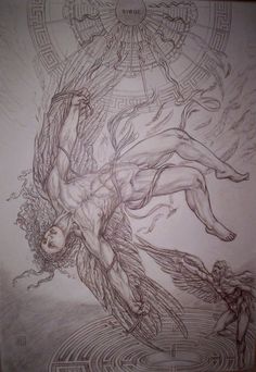236x342 The 174 Best Icarus Images Sculptures, Angels And - Daedalus And Icarus Sketch