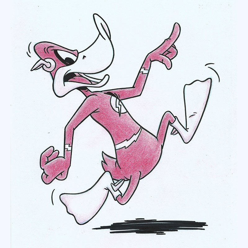 800x800 Dave Windett - Daffy Duck Sketch
