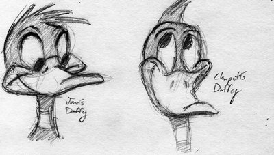 400x227 Favorites Gallery For Orakitsune - Daffy Duck Sketch