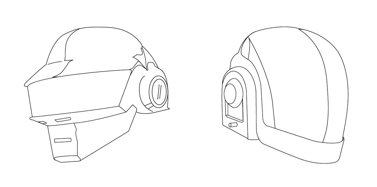 1277x634 Troy Theeranuntawat - Daft Punk Sketch