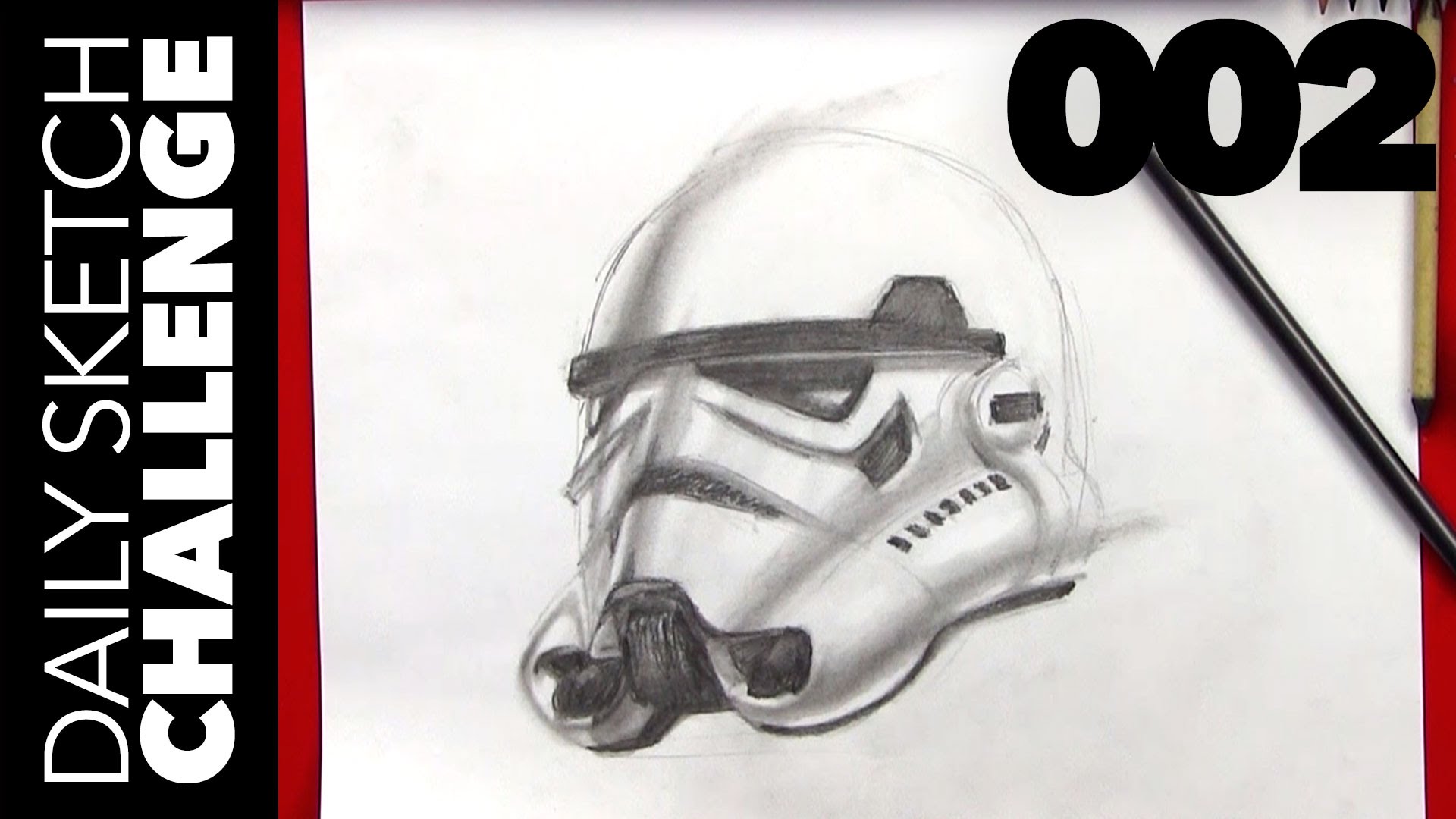 1920x1080 Daily Sketch Challenge 002 Stormtrooper - Daily Sketch Challenge