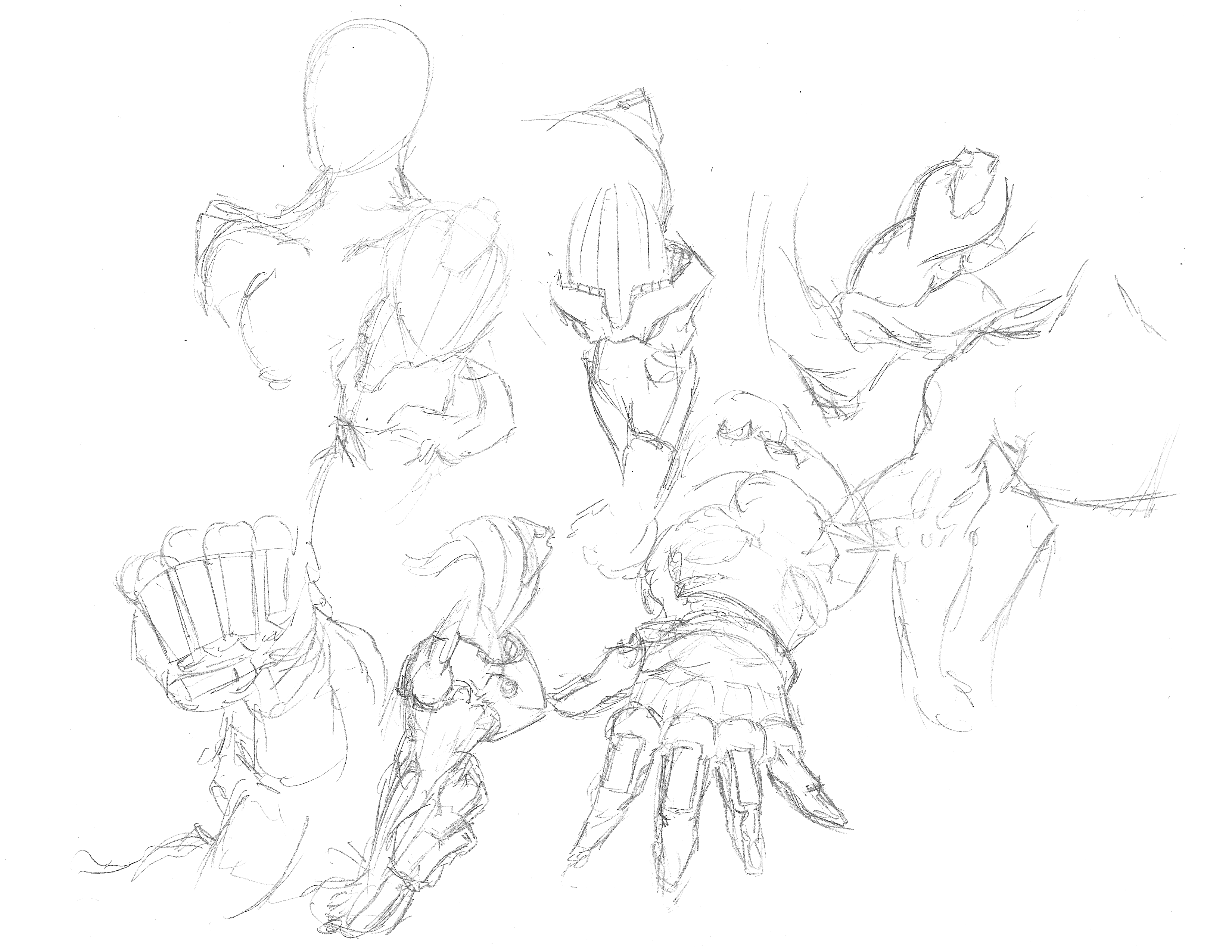 3300x2550 Daily Sketch Chiyo Arm And Hand Ideas By Kylejamescook - Daily Sketch Ideas