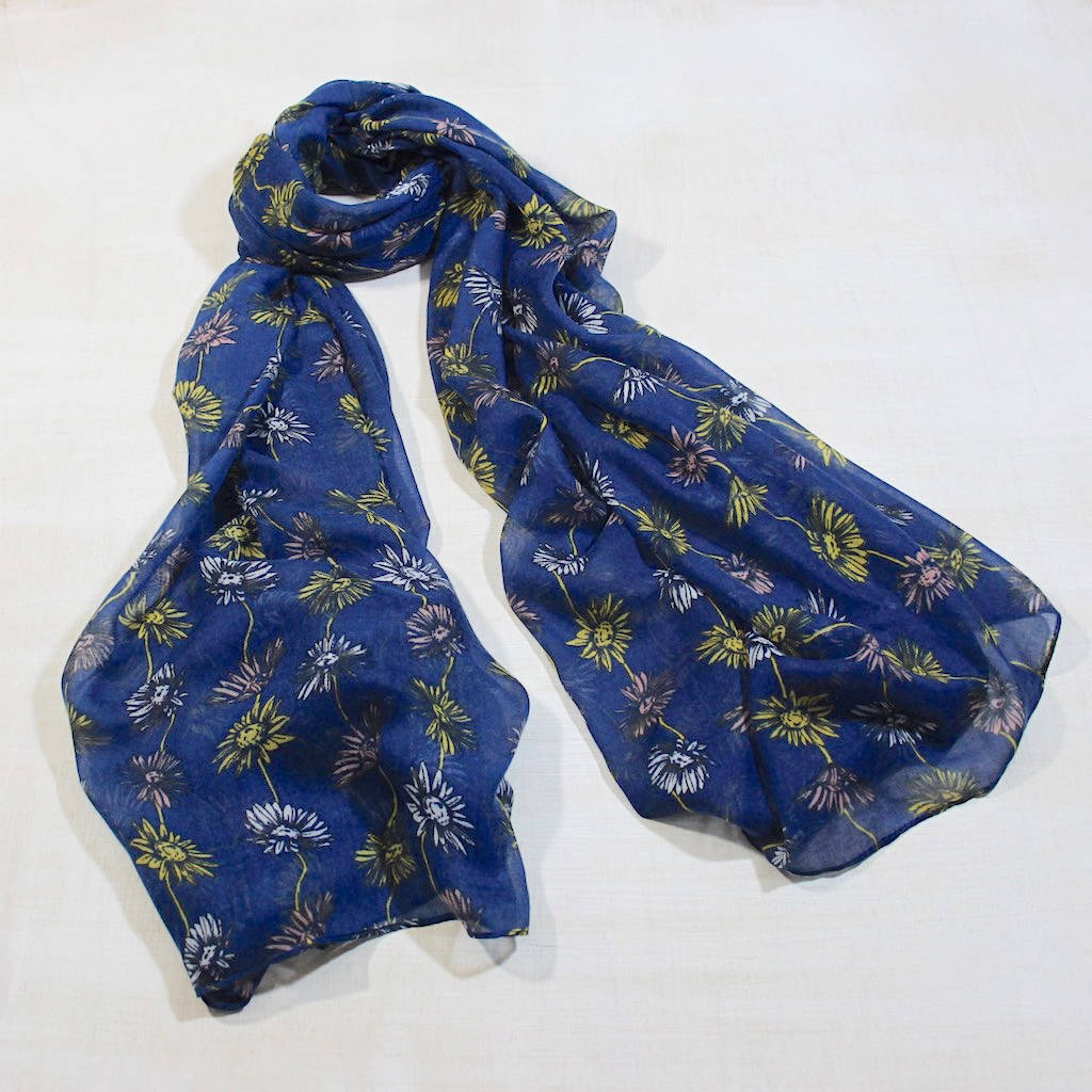 1024x1024 Daisy Chain Sketch Scarf By My Posh Shop - Daisy Chain Sketch