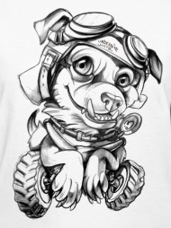 190x254 Underbiteunite Womens Daisy Sketch Tee - Daisy Sketch