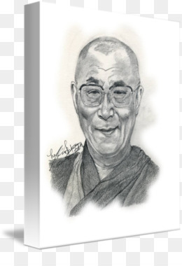 260x380 Homo Sapiens Drawing Human Behavior Sketch - Dalai Lama Sketch
