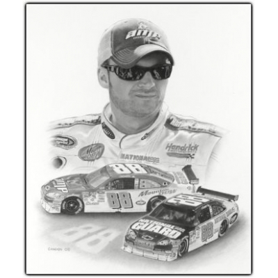 400x400 Dale Earnhardt Jr - Dale Earnhardt Sketch