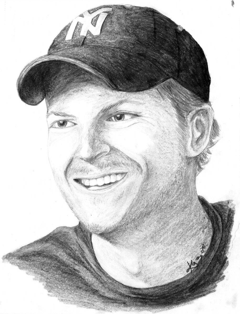 1006x1319 Dale Earnhardt Jr., Again By Kaze Chan - Dale Earnhardt Sketch