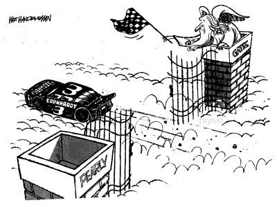 400x299 Nascar Silly Season Site - Dale Earnhardt Sketch