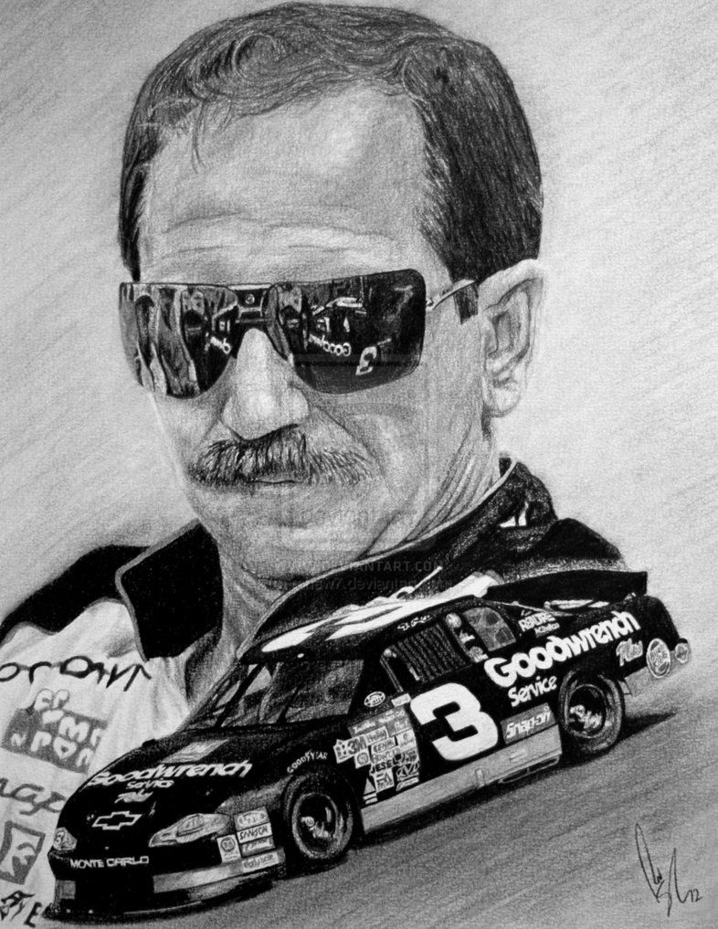 786x1017 Pin By Justin On (Nascar) Dale Earnhardt, Nascar And - Dale Earnhardt Sketch
