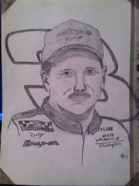 478x640 Shaun R. Davidson Collection On Ebay! - Dale Earnhardt Sketch
