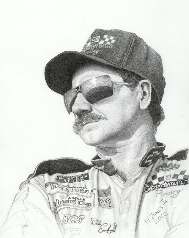 Dale Earnhardt Sketch at Explore collection of