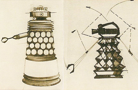 460x300 Dalek Plans Amp Concept Art - Dalek Sketch