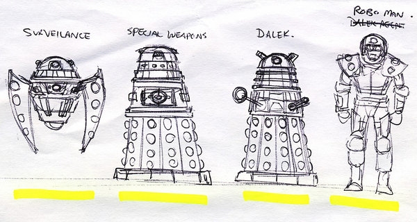 600x320 Dalek Thumbnail Sketch By Darkangeldtb - Dalek Sketch