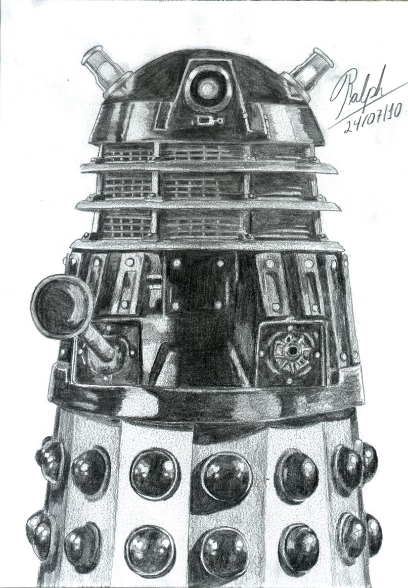 807x1163 I Am Dalek Sec By Ralphmax - Dalek Sketch