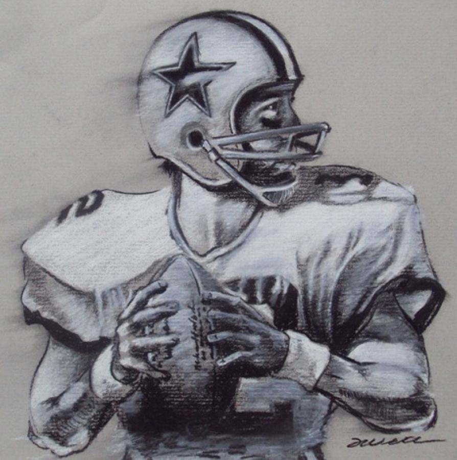 894x900 Capitan America Drawing By Jim Wetherington - Dallas Cowboys Sketch