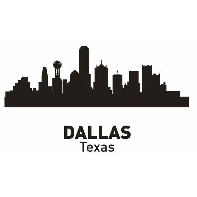 Dallas Skyline Sketch at PaintingValley.com | Explore collection of ...