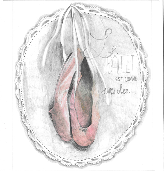 539x563 Dance Shoes On Behance - Dance Shoes Sketch