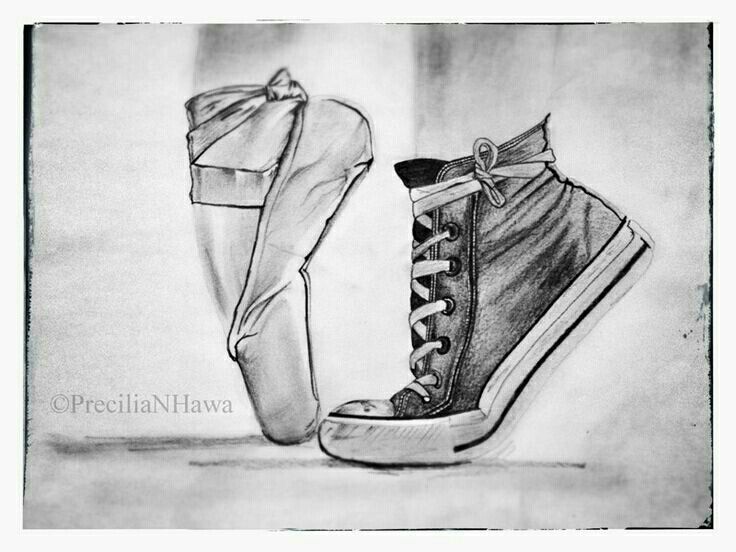 736x552 Dance~ Fondos De Pantalla Dancing, Drawings And - Dance Shoes Sketch