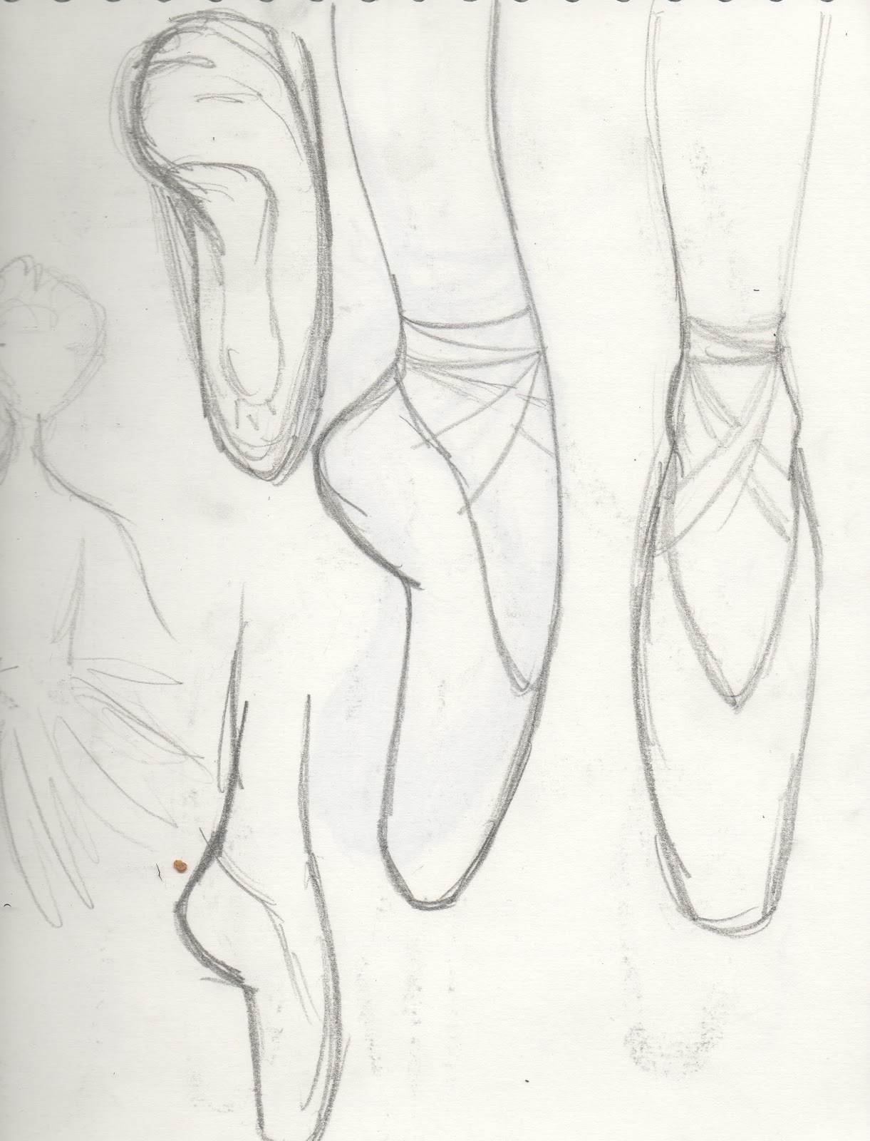 1221x1600 Dancing Shoes - Dance Shoes Sketch