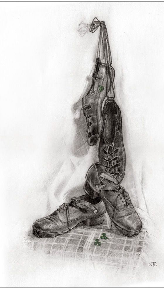 560x989 Pin By Abigail J On Ireland Irish Dance, Dancing And - Dance Shoes Sketch