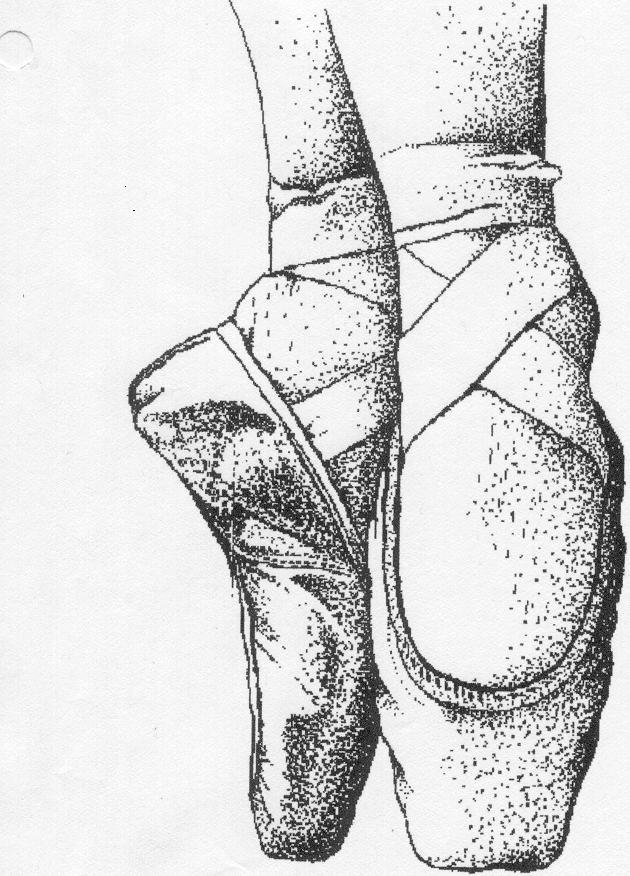 630x876 Pointe Shoes Dancing Drawings, Dance Moms And Art - Dance Shoes Sketch