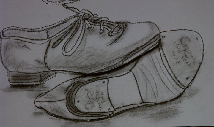 720x428 Tap Shoes - Dance Shoes Sketch