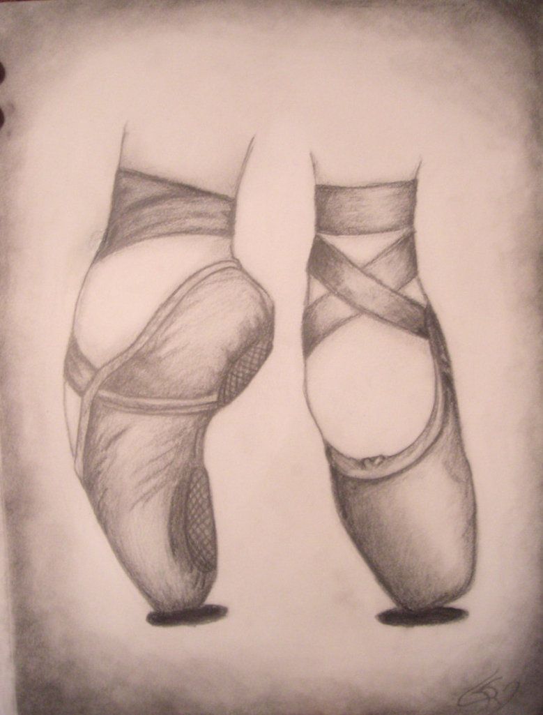 779x1025 Pointe Shoe Sketch Ballerina Shoes Pointe Shoes - Dance Shoes Sketch