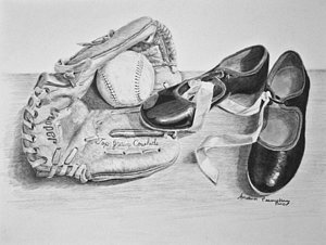 300x226 Dance Shoes Drawings Fine Art America - Dance Shoes Sketch