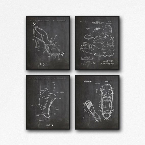 570x570 Dance Studio Posters Dance Shoes Poster Tap Dance Shoes Decor Etsy - Dance Shoes Sketch