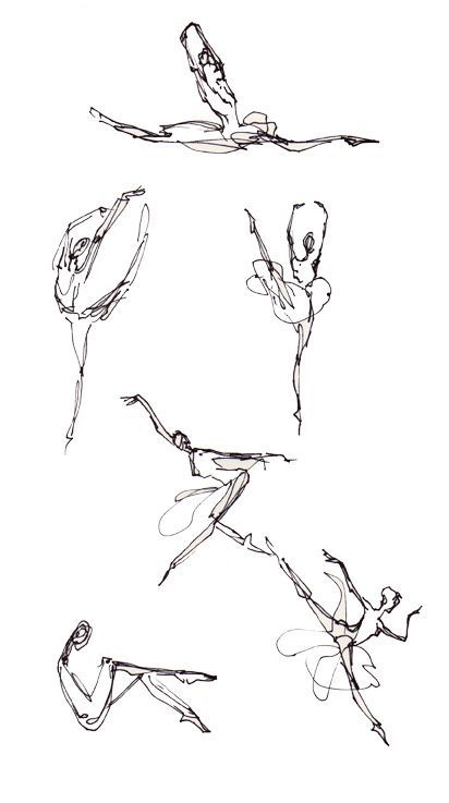 412x737 Dancersweb Tattoo Ideas, Dance Tattoos, Gesture Drawing, Dancer - Dance Sketch