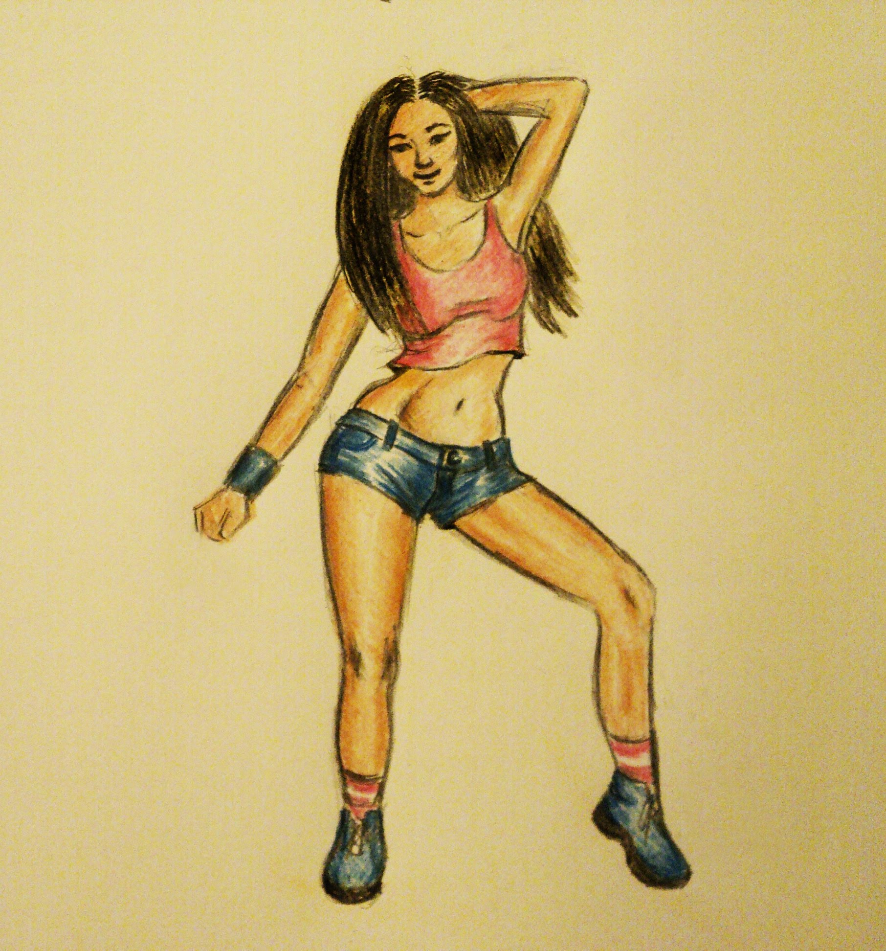 1812x1944 How To Draw Dancing Girl - Dancing Girl Sketch