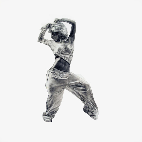 500x500 A Hand Dancing Girls, Dancing Clipart, Woman, Girl Png Image And - Dancing Girl Sketch