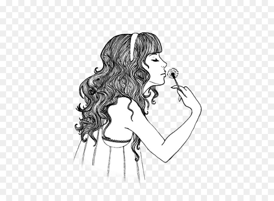 900x660 Drawing Dandelion Sketch - Dandelion Sketch Drawing