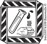 192x179 Art Print Of Chemical Danger Sign Sketch Barewalls Posters - Danger Sketch