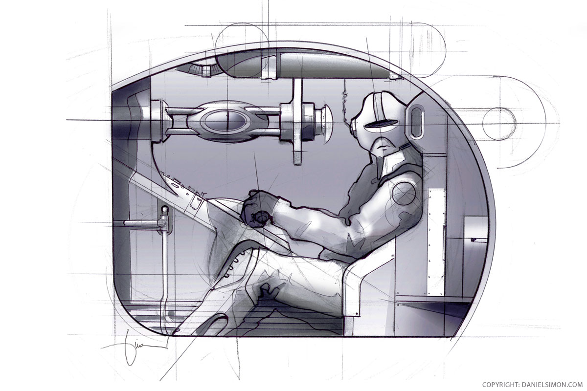 1200x800 Sketchbook Camarudo Cockpit Danielsimon - Daniel Simon Sketches