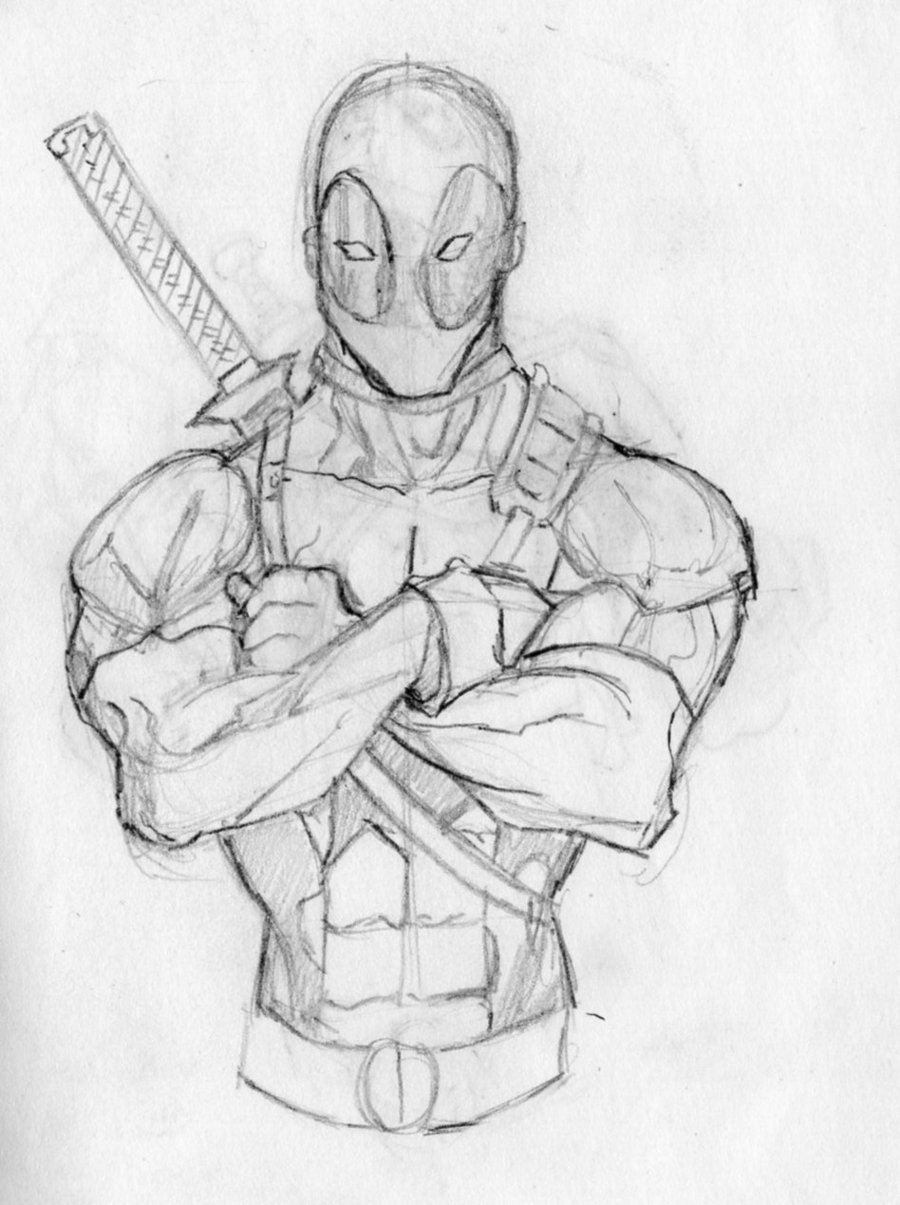 900x1205 Dantdm Images Deadpool Sketch By Ellisonillustrations D5iv30x Hd - Dantdm Sketch