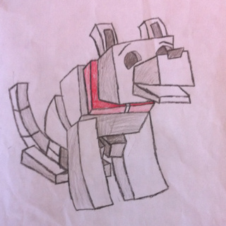 320x320 Grim The Dog!!! I Am A Big Dantdm Fan. This Is One Of The Only - Dantdm Sketch
