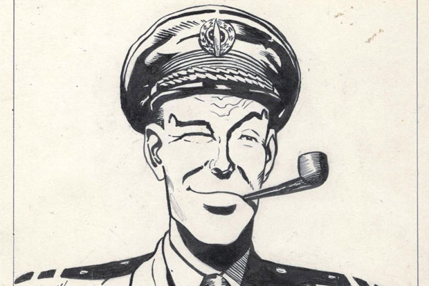 620x413 Frank Hampson - Dare Sketch