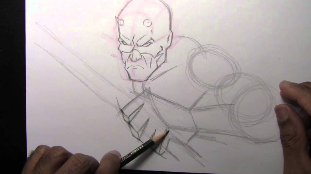 1280x720 How To Draw Daredevil - Daredevil Sketch