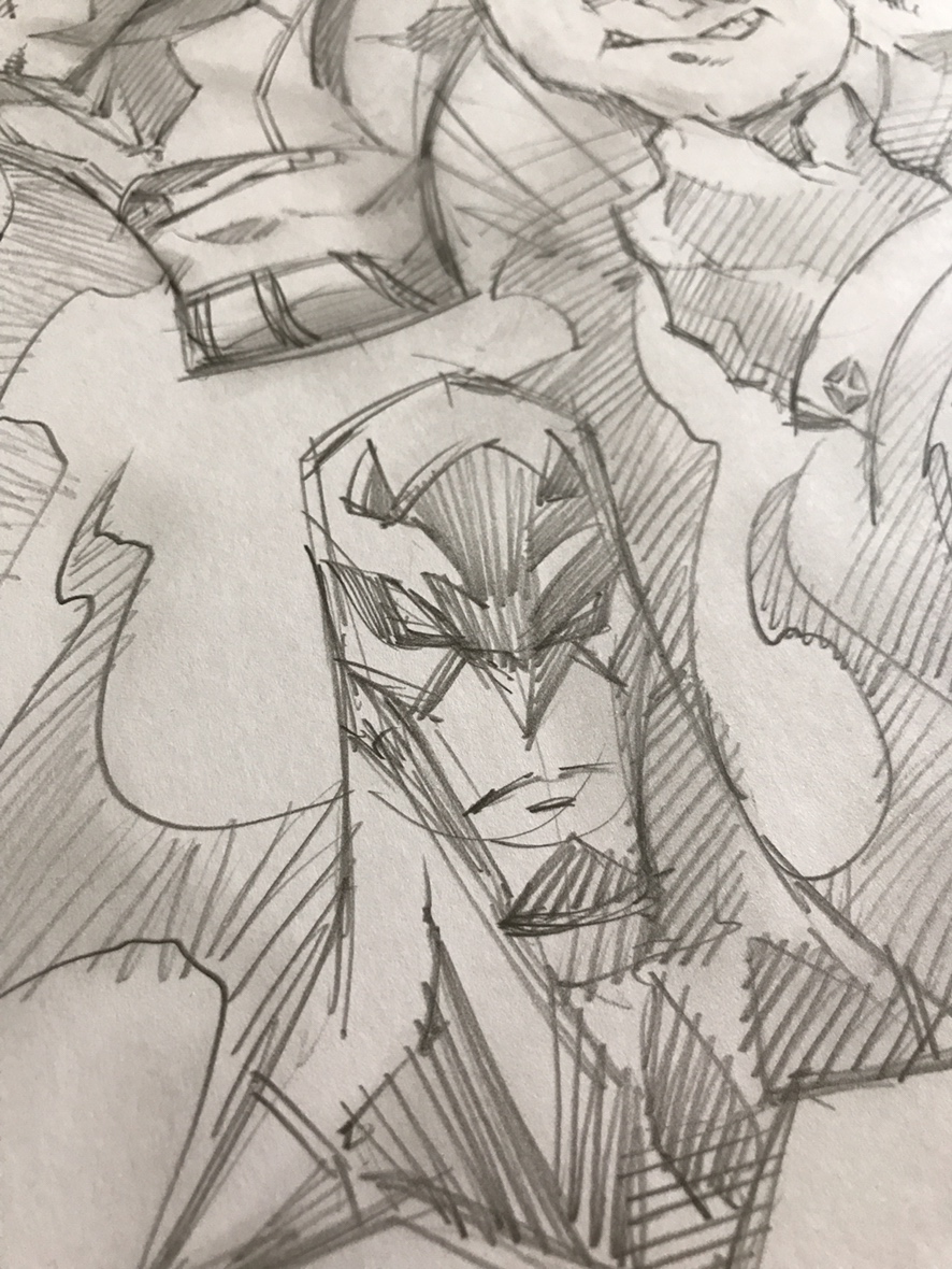 886x1180 Original Art Daredevil Sketch - Daredevil Sketch