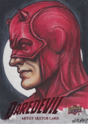 285x400 Upper Deck Daredevil Season 1 Amp 2 Checklist, Boxes, Info, Release Date - Daredevil Sketch