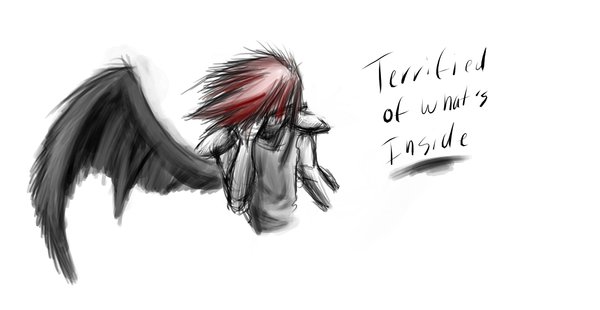 600x310 Dark Angel Sketch By Chasertech - Dark Angel Sketch