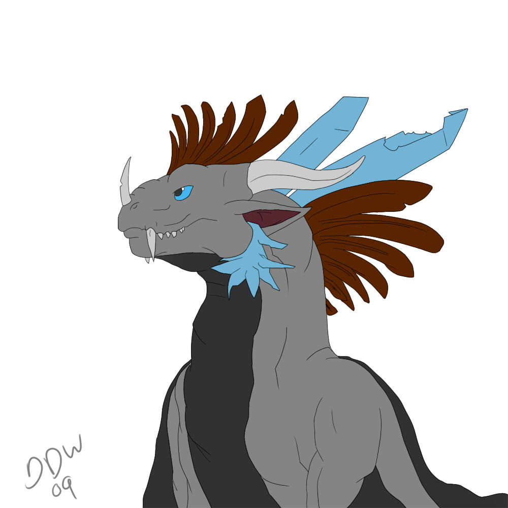 1000x1000 Dragon Portrait Sketch W.i.p By Dark Dragon Wings - Dark Dragon Sketch