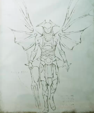 400x480 Image - Dark Elf Sketch