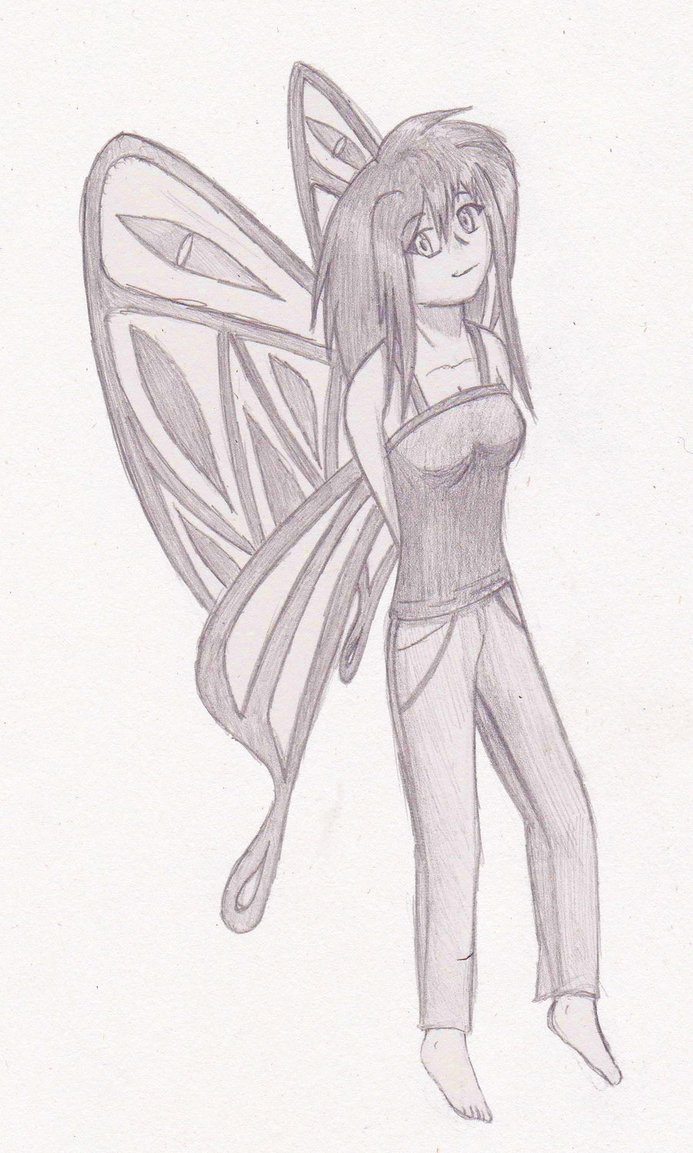 693x1153 Dark Fairy Sketch By Warlock0103 - Dark Fairy Sketch