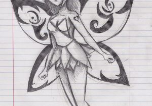 300x210 Fairy Pencil Sketch Dark Fairy Drawings Easy Pinteres - Dark Fairy Sketch